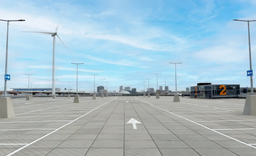Parkeren en route parkeer plaats